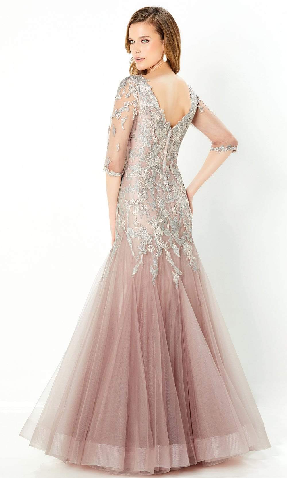 220936 Jewel Lace Appliqued Mother of the Groom Dress