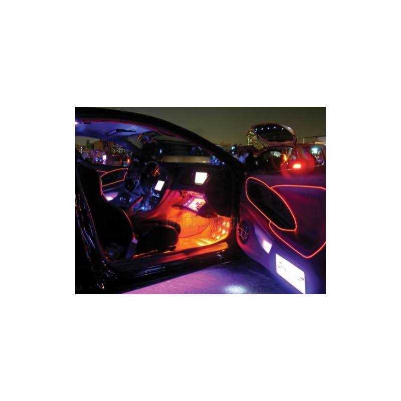 Tdltek 4 Pack 15ft Neon Glowing Strobing Electroluminescent Wire /el Wire