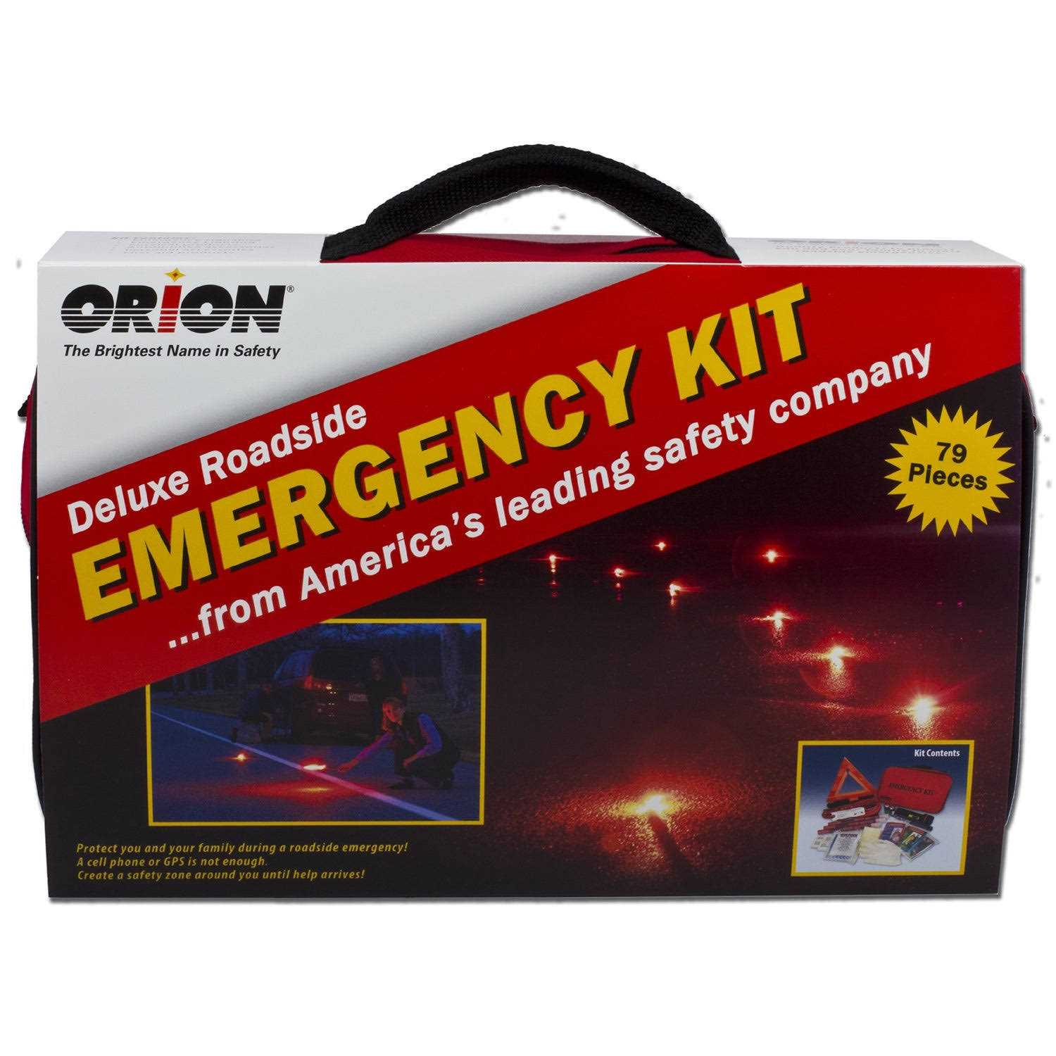 Orion Safety Deluxe Roadside Emergency Kit 8901
