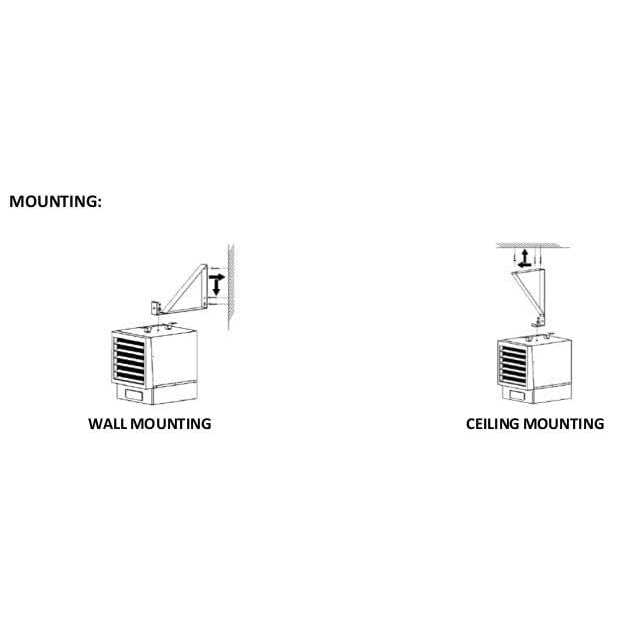 5,000 Watt Electric Forced Air Heater with Remote Duraheat EWH5510