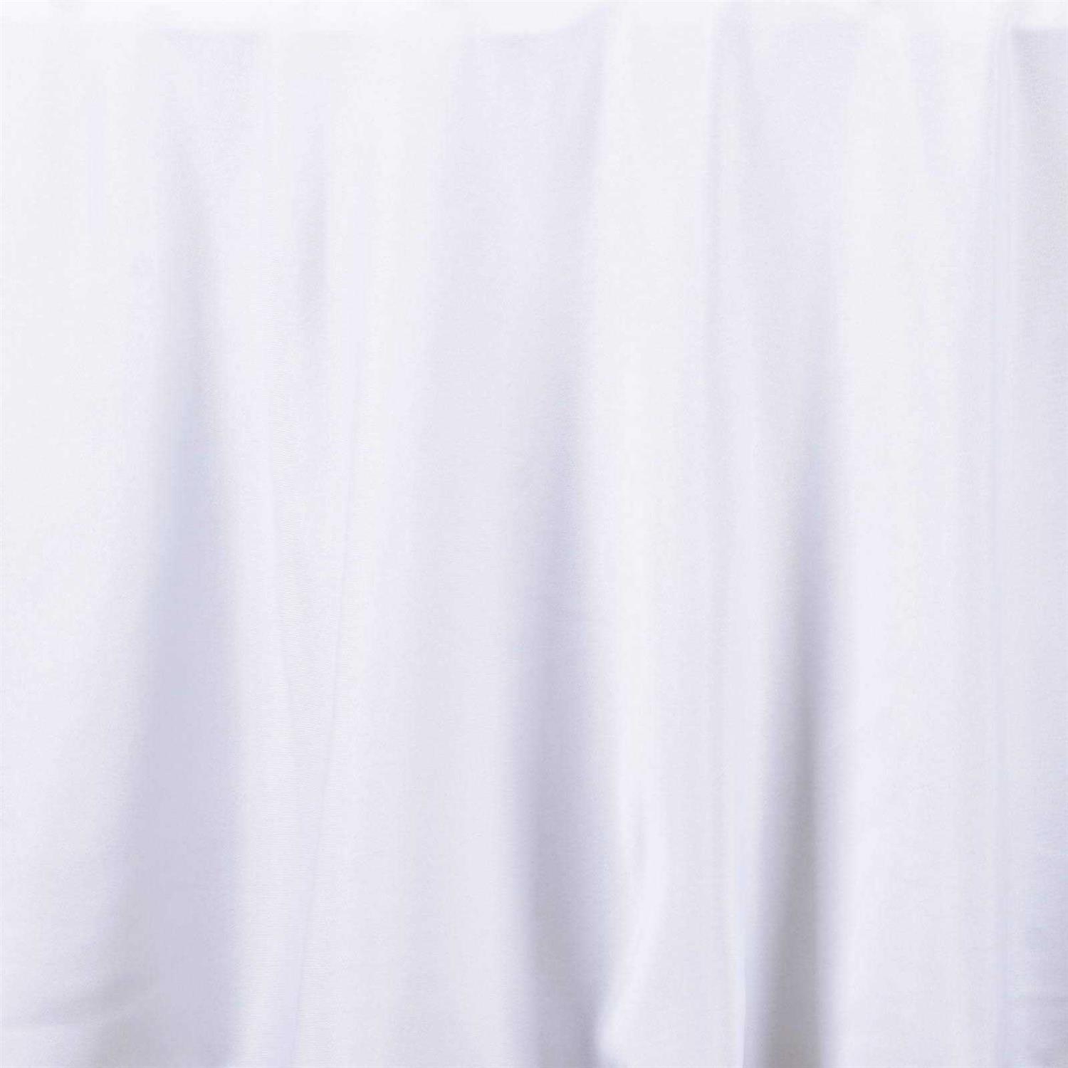BalsaCircle Round Polyester Tablecloth Wedding Table Linens