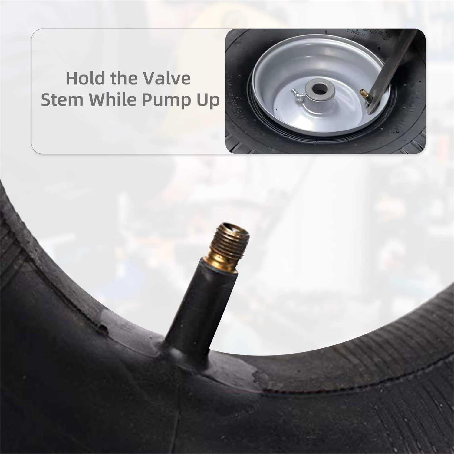 AR-PRO Heavy Duty Replacement Inner Tube with TR-13 Straight Valve Stem