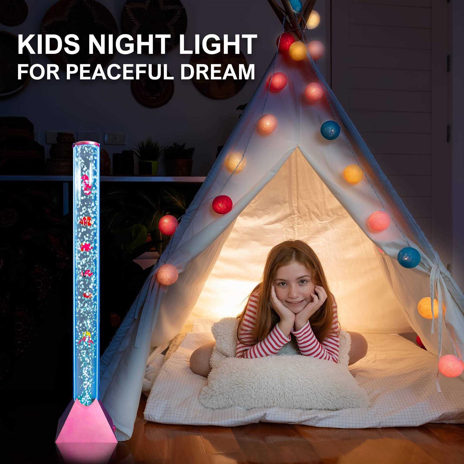 Brewish 3 Feet Sensory Bubble Floor Lamp