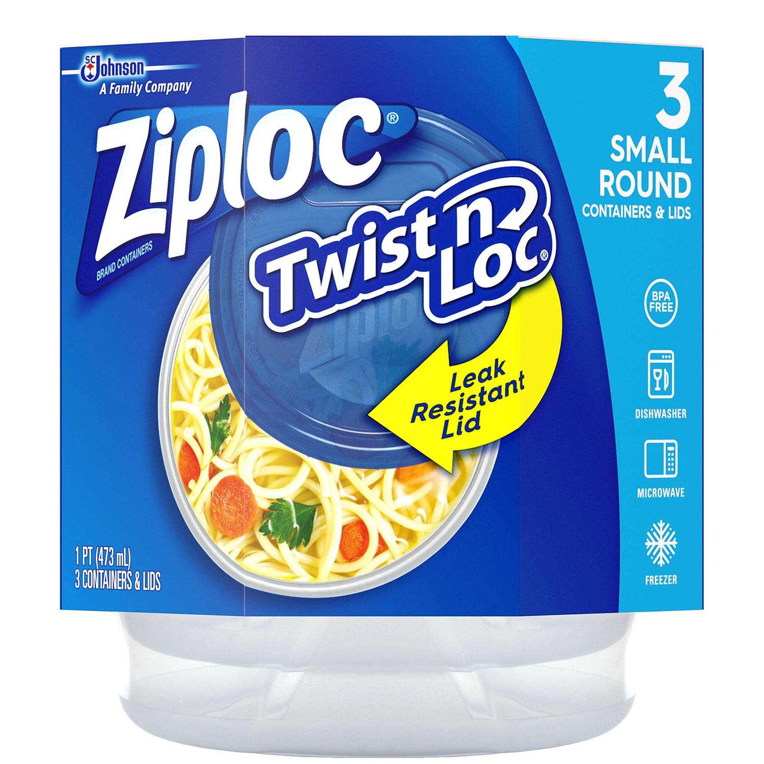 Ziploc Twist ‘n Loc Containers