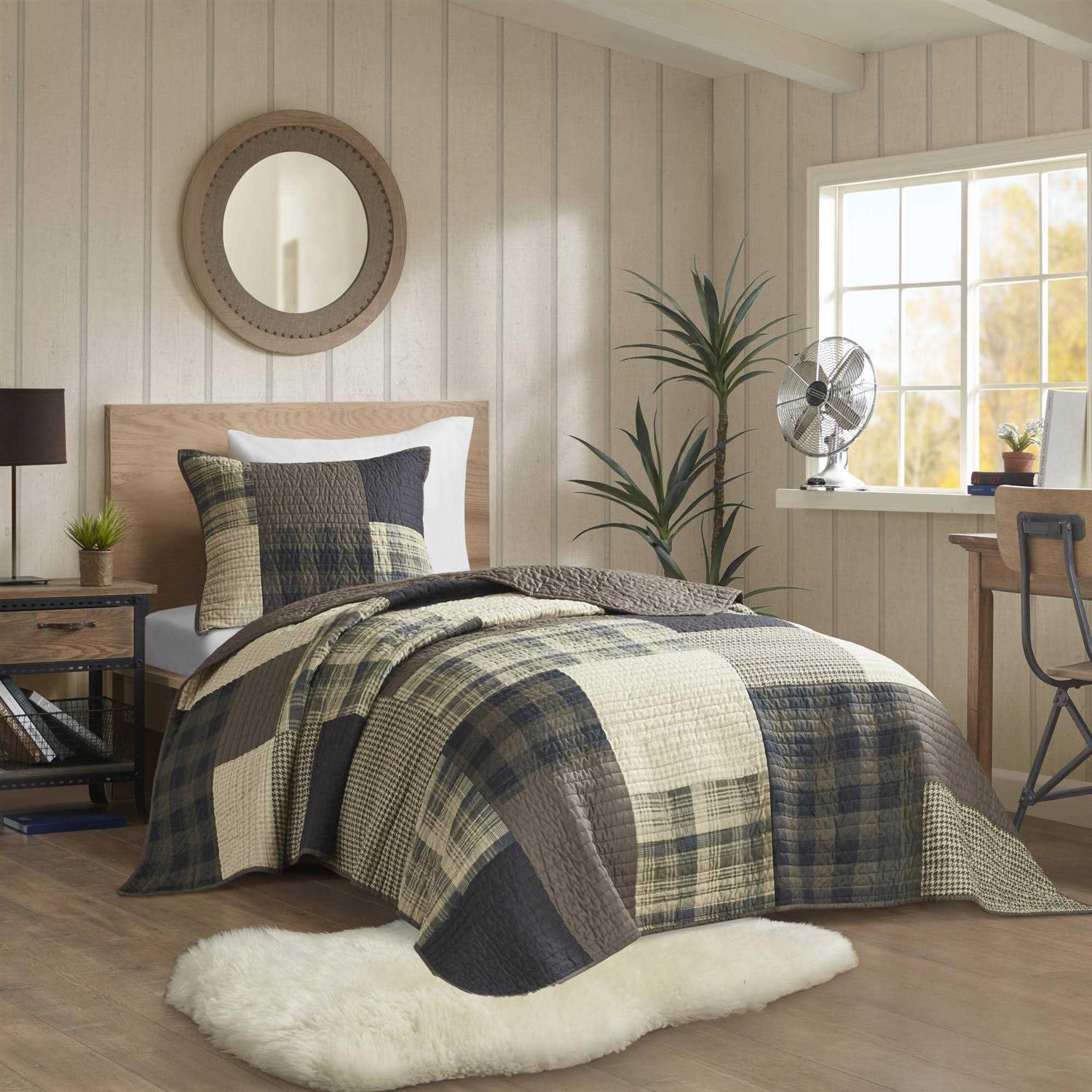 Woolrich Winter Hills Oversized Cotton Quilt Set