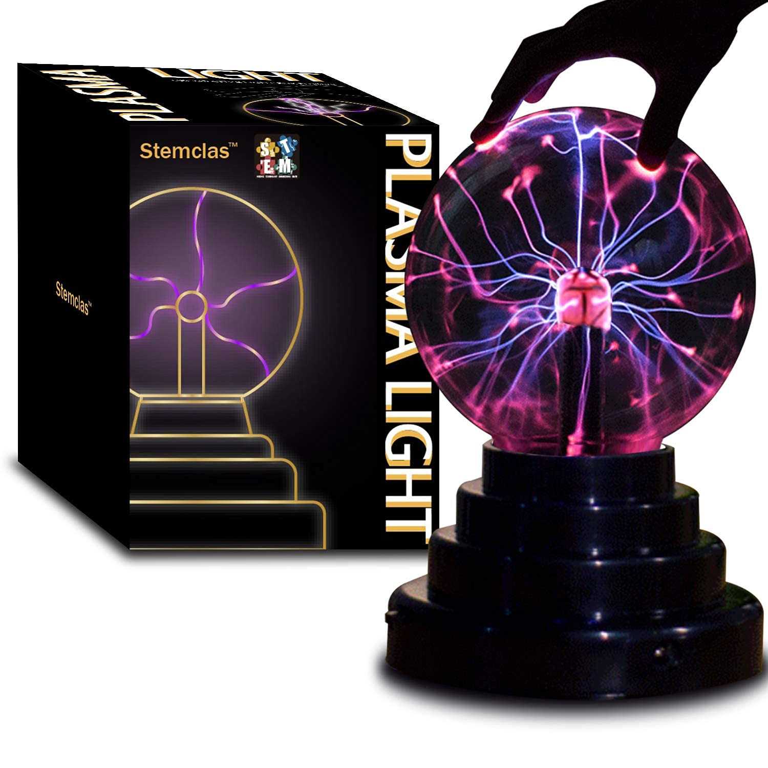 Stemclas Plasma Ball/Light/Lamp Plasma Electric Nebula Lightening Ball