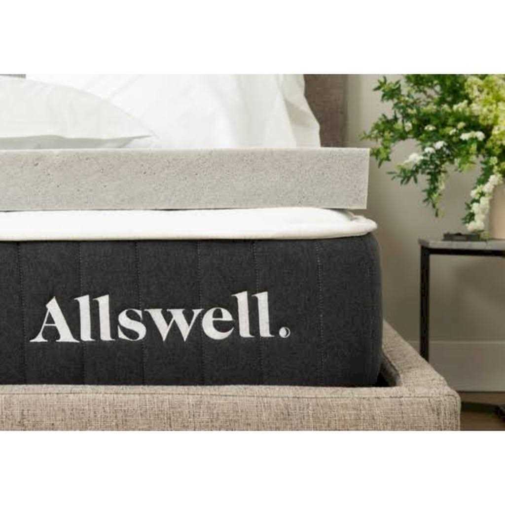 Allswell Memory Foam Mattress Topper Infused with Graphite
