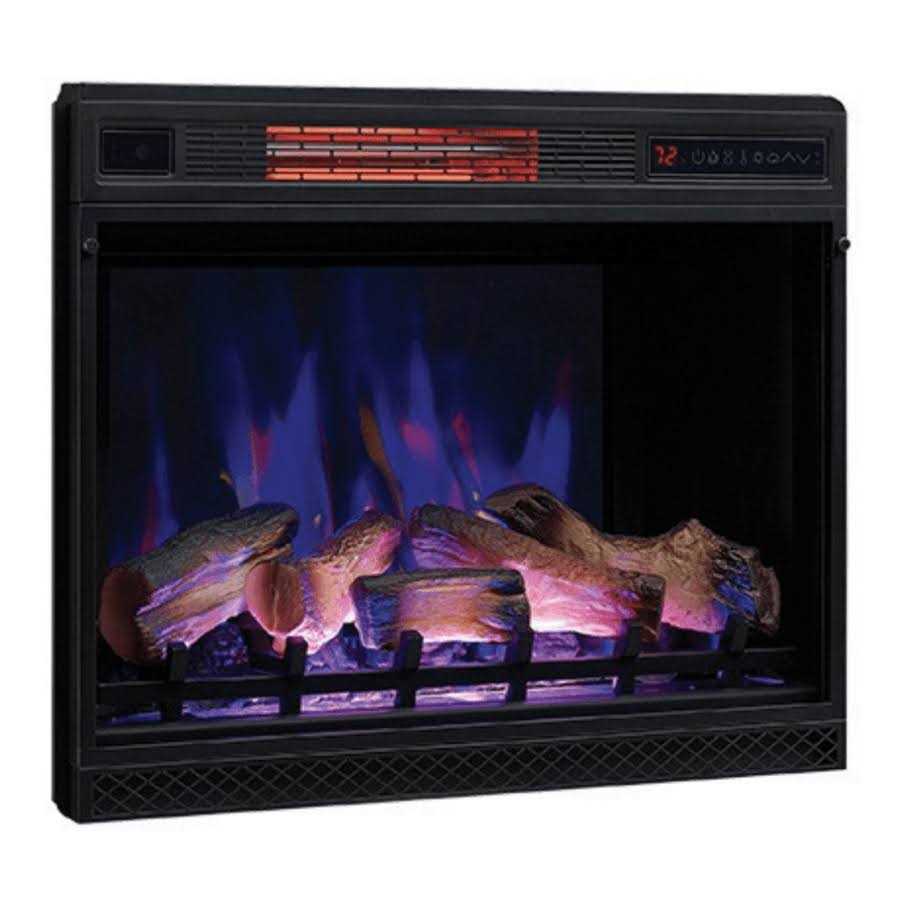 ClassicFlame 3D Infrared Quartz Electric Fireplace Insert with Safer Plug