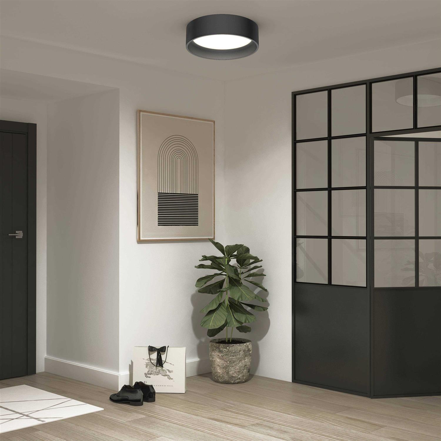 Artika Alton Integrated LED Flush Mount Black