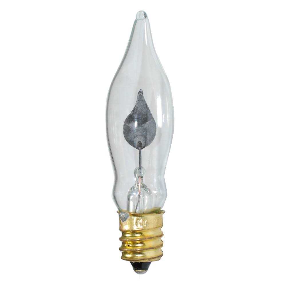 2Pk C7 Flicker Flame Transparent Clear
