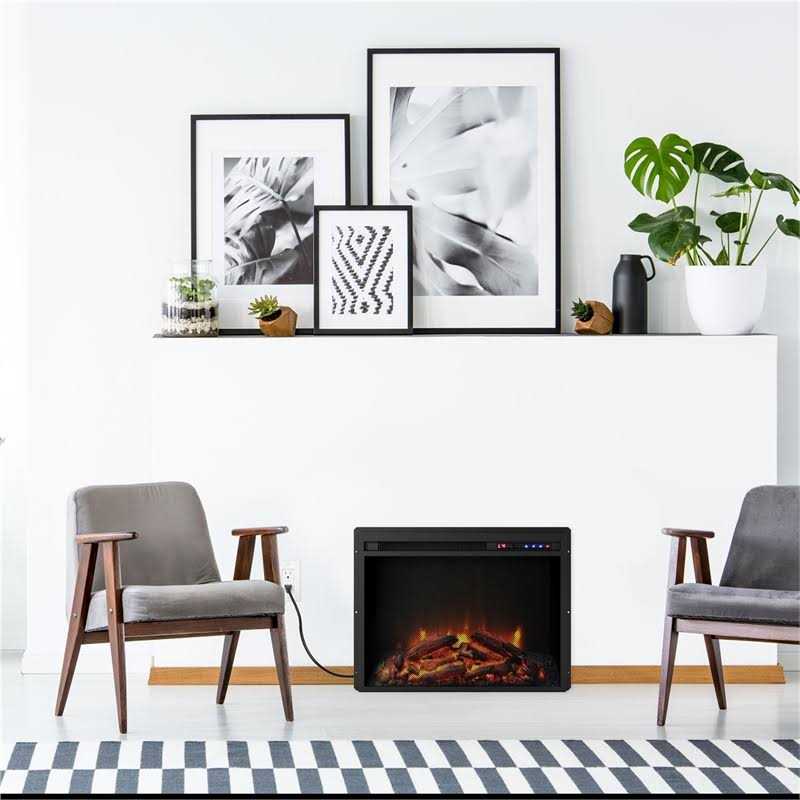 AltraFlame 23 x 14 Electric Fireplace Insert with Mesh Front