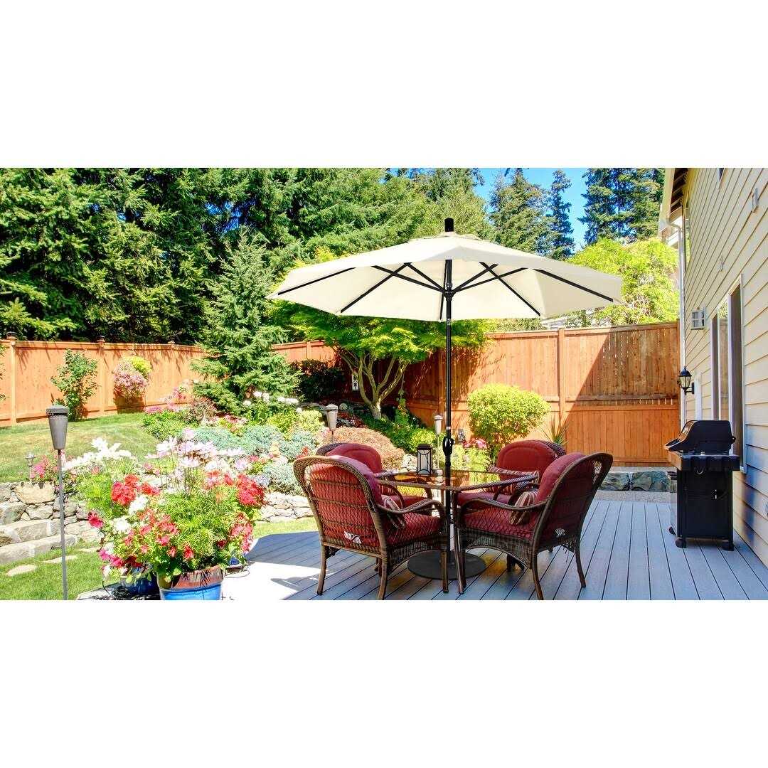 California Umbrella Aluminum Market Tilt Umbrella