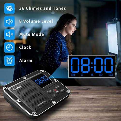 Wuloo Solar Driveway Alarm Wireless Outside 1800ft Range Outdoor Motion Sensor & Detector Driveway Alert System with Rechargeable Battery/Weatherproof