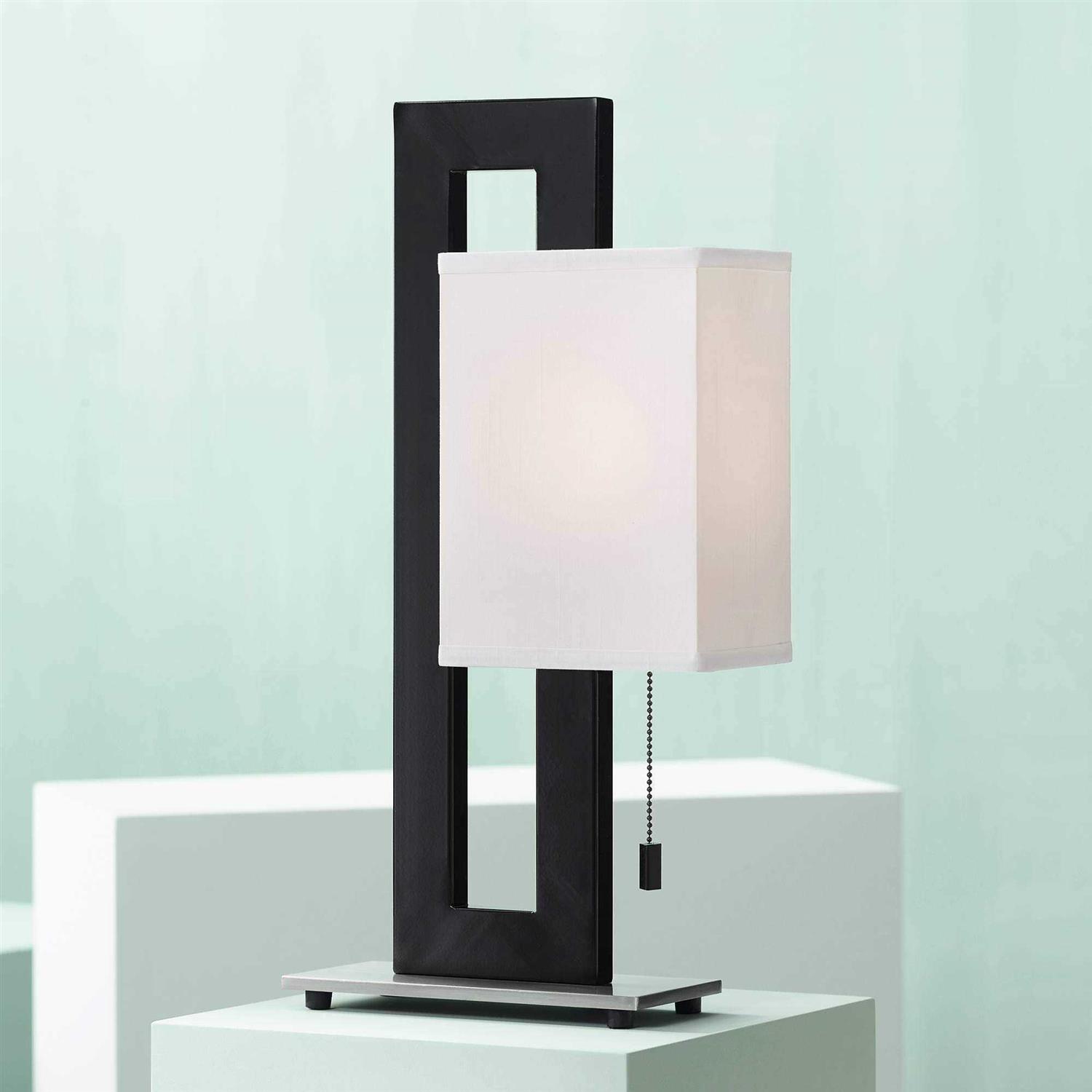 Universal Lighting and Decor Floating Square Table Lamp