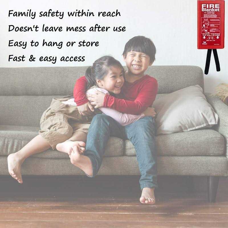 Fire Blanket Fire Suppression Blanket Fiberglass Fire Blankets Emergency For People Retardant