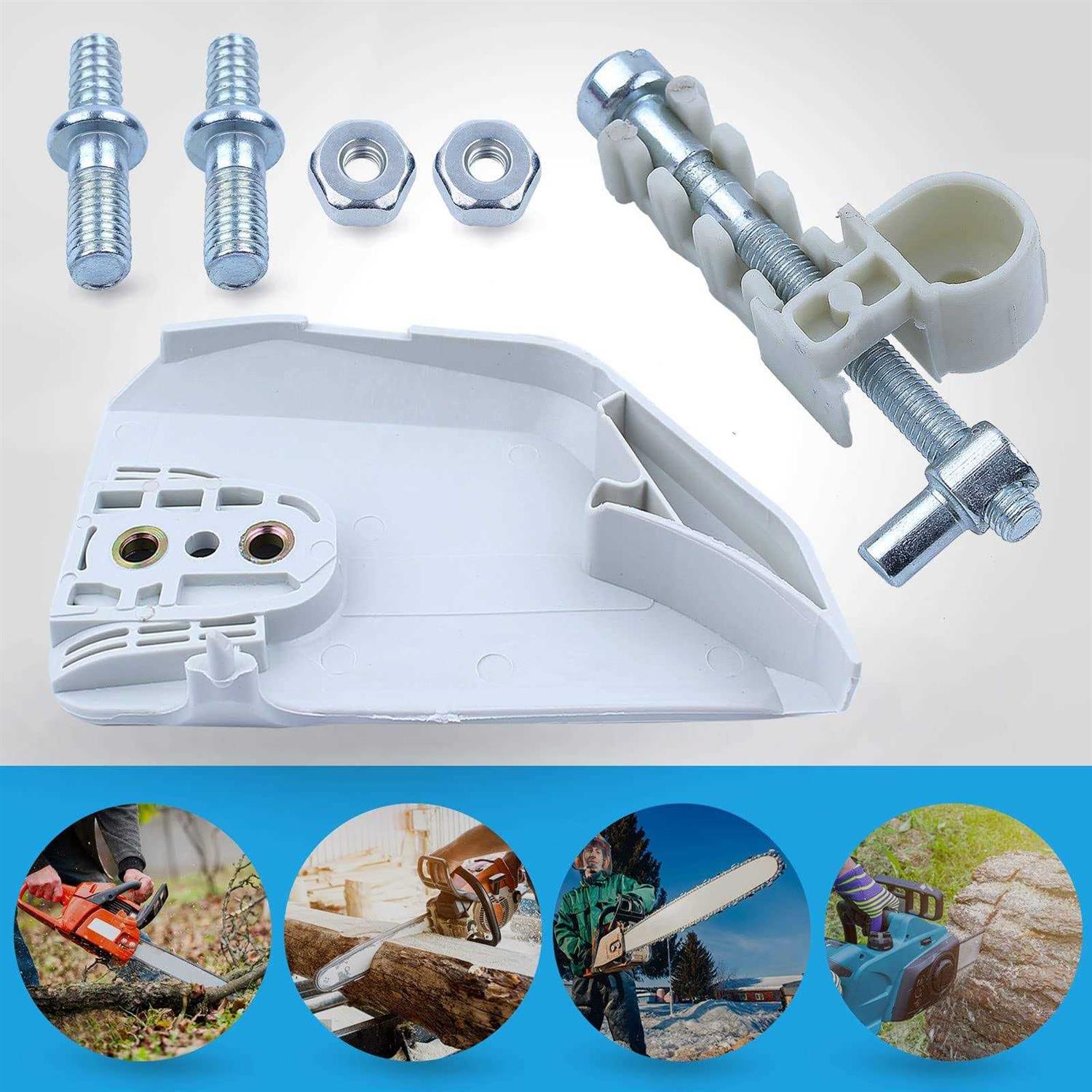 Adefol Chainsaw Sprocket Cover with Tensioner Adjuster for STIHL MS170 MS180 017 018 MS210 MS230 MS250 021 023 025