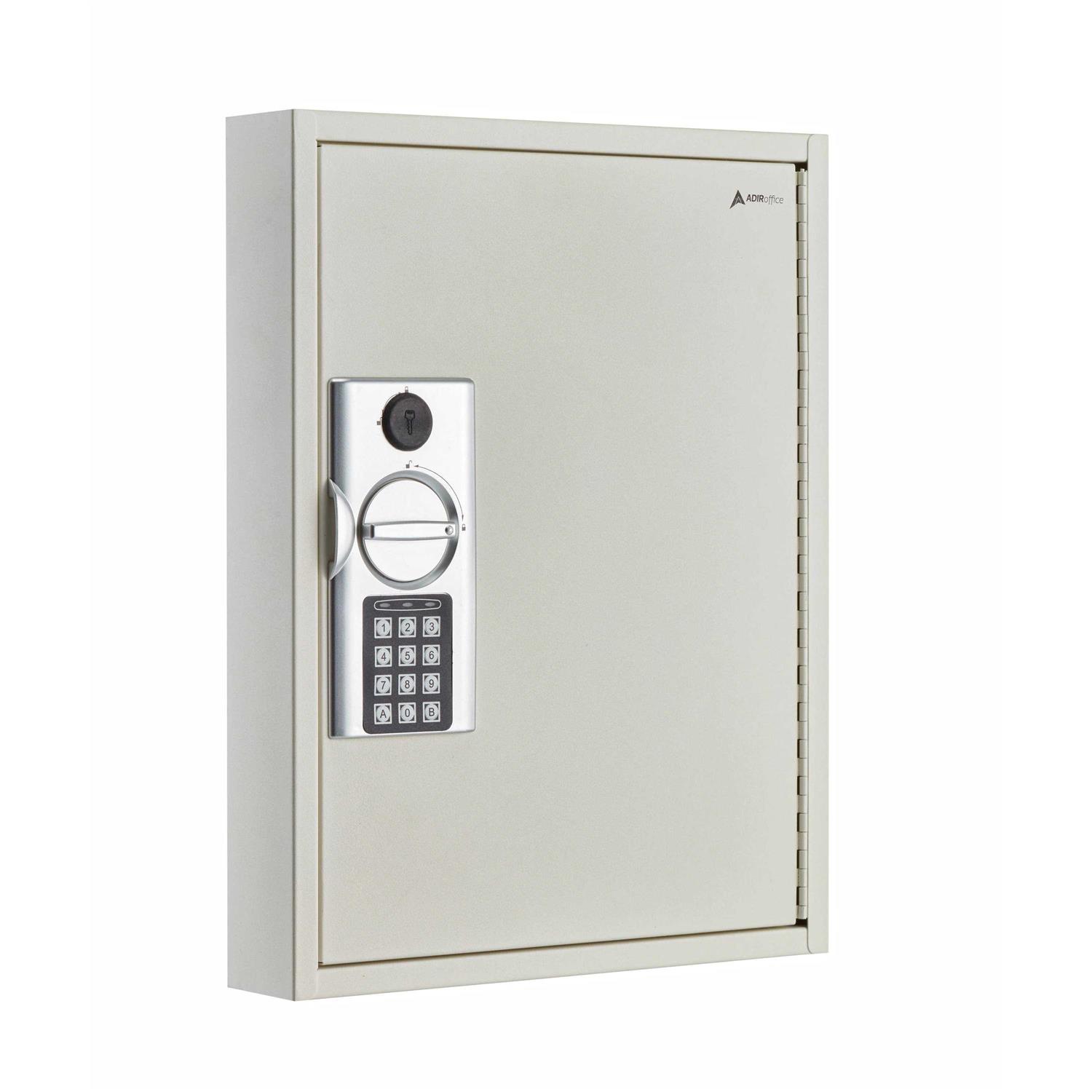 AdirOffice 60-Key Steel Heavy-Duty Digital Lock Key Cabinet