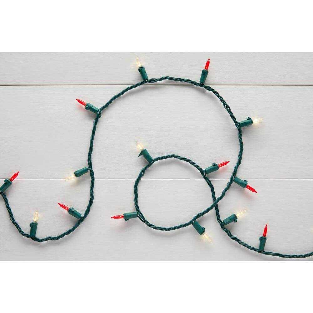 100L Red/Warm White Mini LED Lights Home Accents Holiday