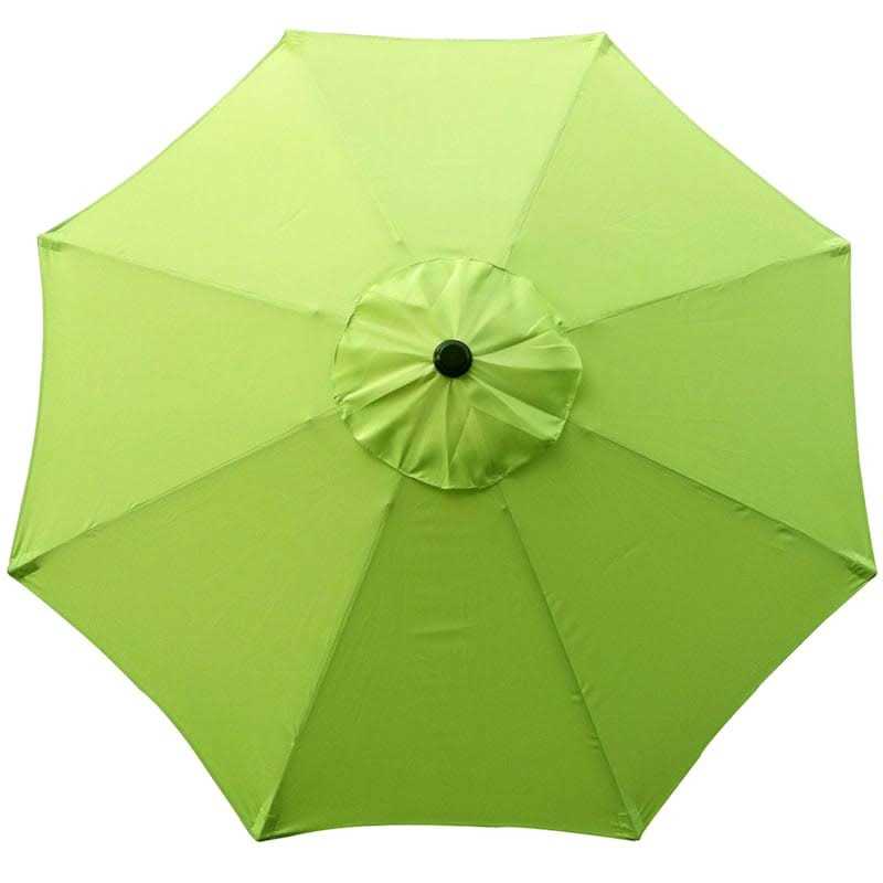 At Home Round Outdoor Crank & Tilt Umbrella