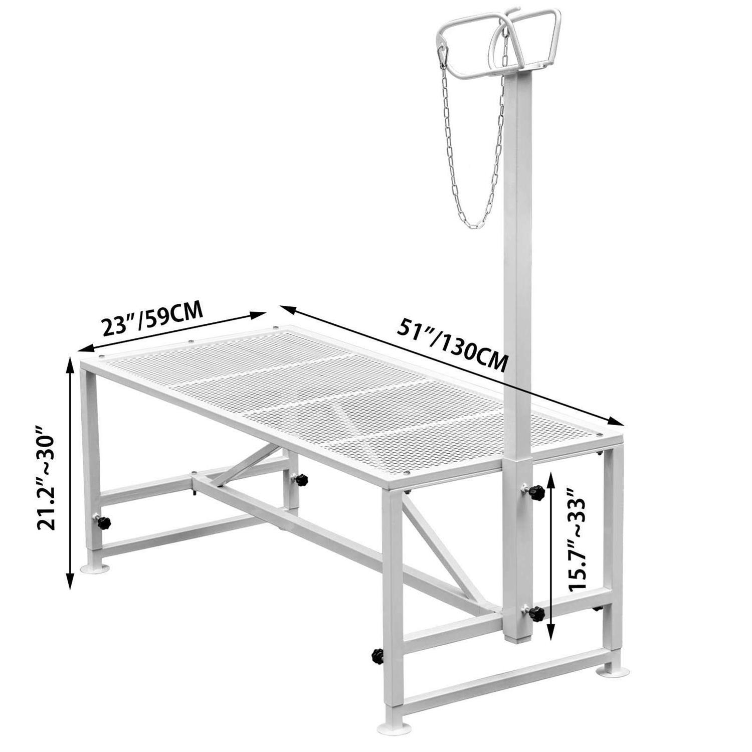 VEVOR Livestock Stand Trimming Stand 51×23 inches Livestock Trimming Stands for Goats YYZJJSCDLZ