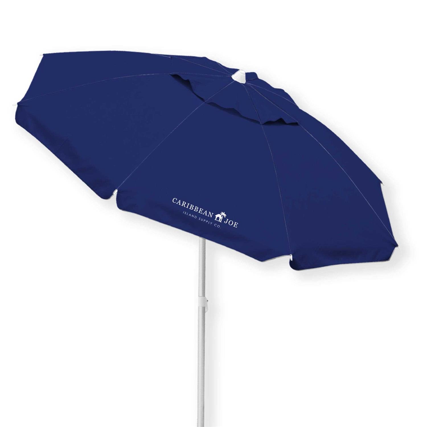 Caribbean Joe 6.5 ft Beach Umbrella with UV