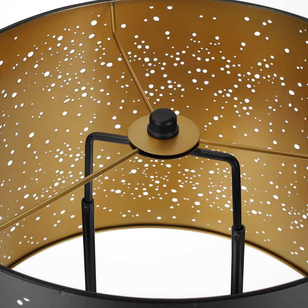 8 9 10 11 12 inch Lamp Shade Harp Holder, ALUCSET Adjustable Lamp Harp Kit, Fit Both Standard Lamp Rod and E14 E26 E27 Light Base UNO Fitter Adapter