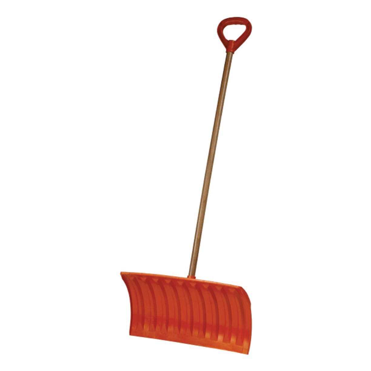 Bigfoot 21 Poly Pusher Snow Shovel Wooden Handle 1201-1