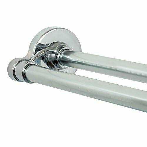 Zenna Home 36602ss Double Shower Rod