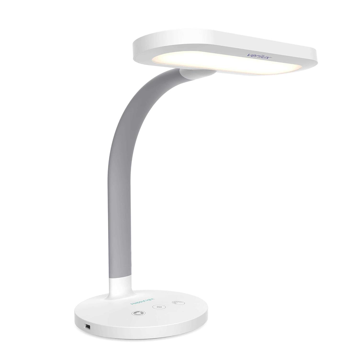 Verilux HappyLight Duo 2-in-1 Light Therapy & Task Desk Lamp