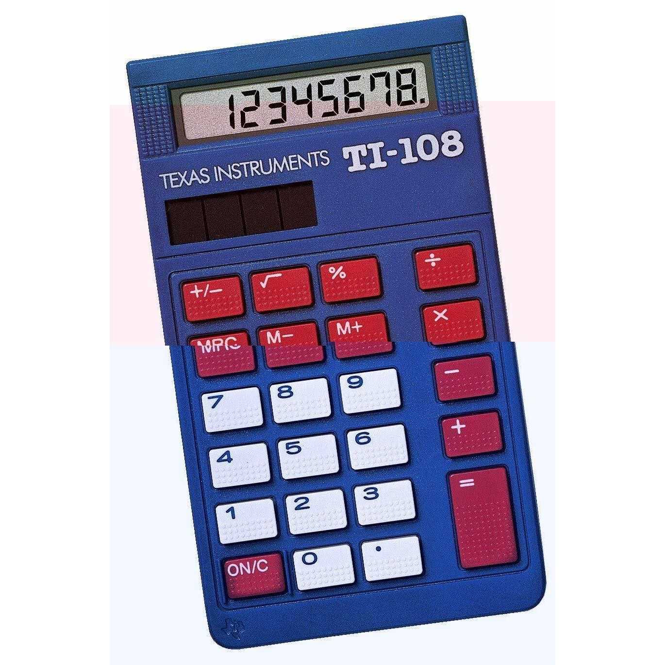 TTexas Instruments TI-108 Basic Calculator