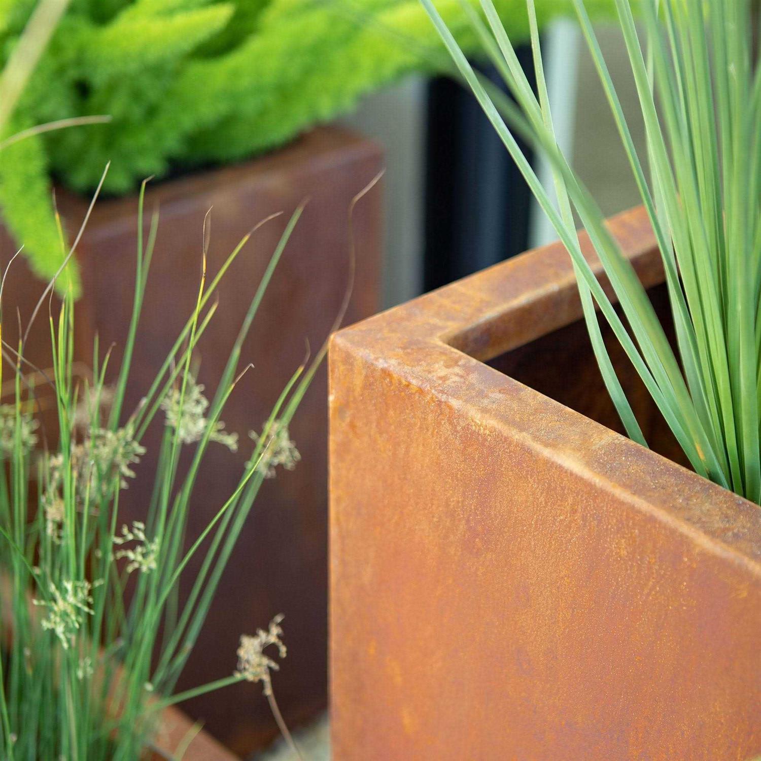 Veradek Corten Steel Long Box Planter