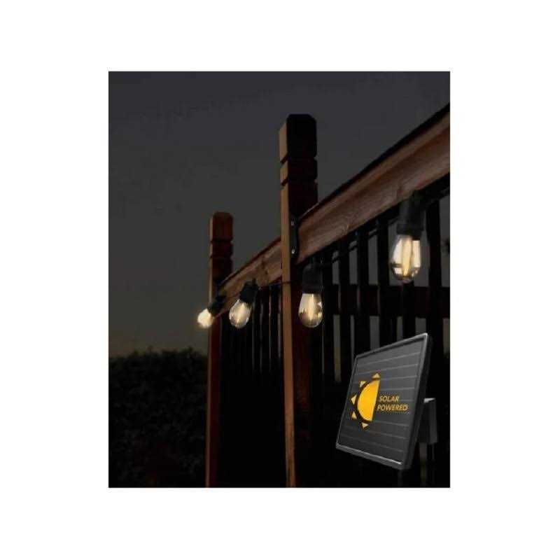 Sunforce Solar LED String Lights with Remote Control