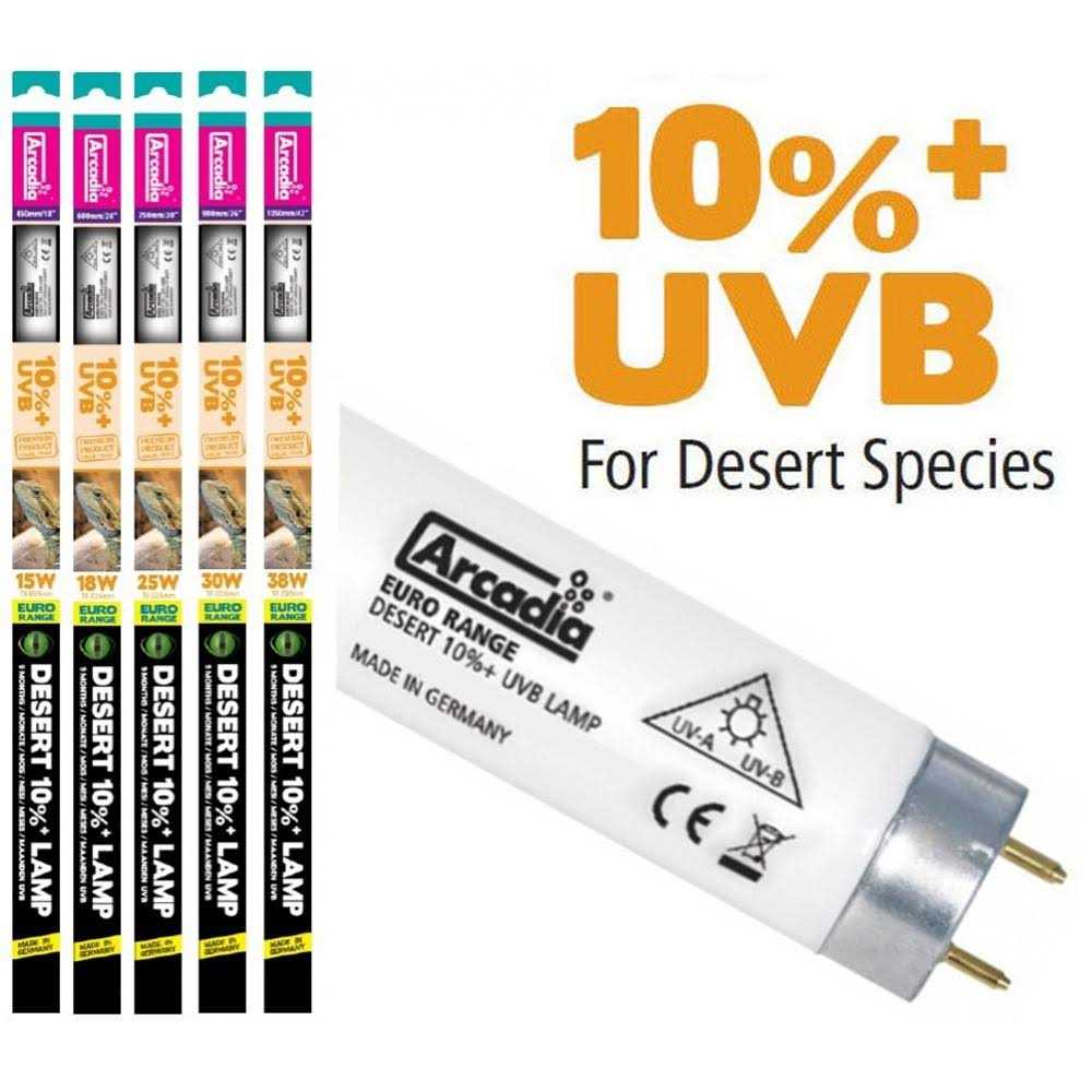 Arcadia Euro Range T8 10% UVB Reptile Lamp