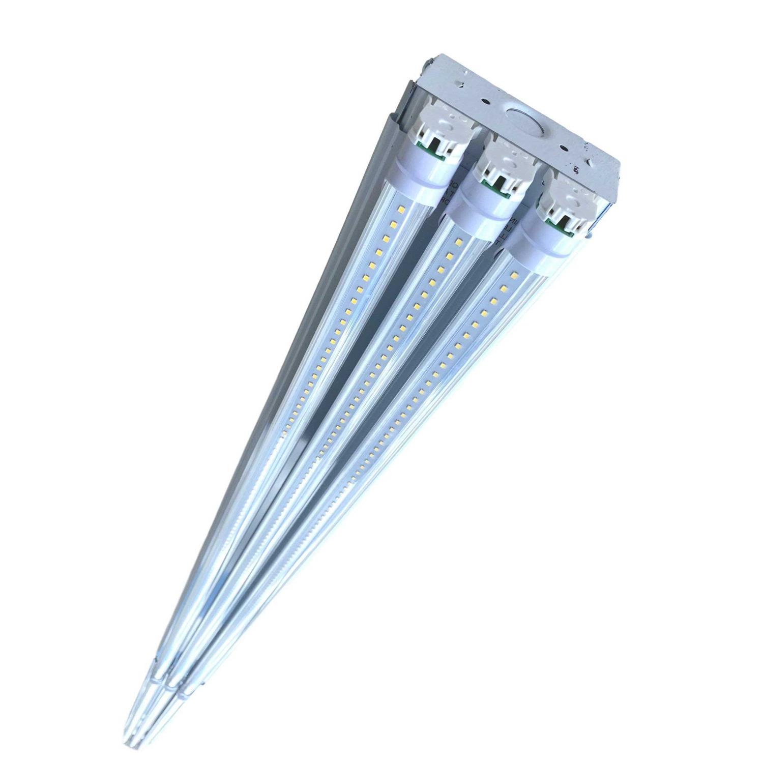 The Bolt 8& – 6 Lamp LED Shop Strip Light Fixture