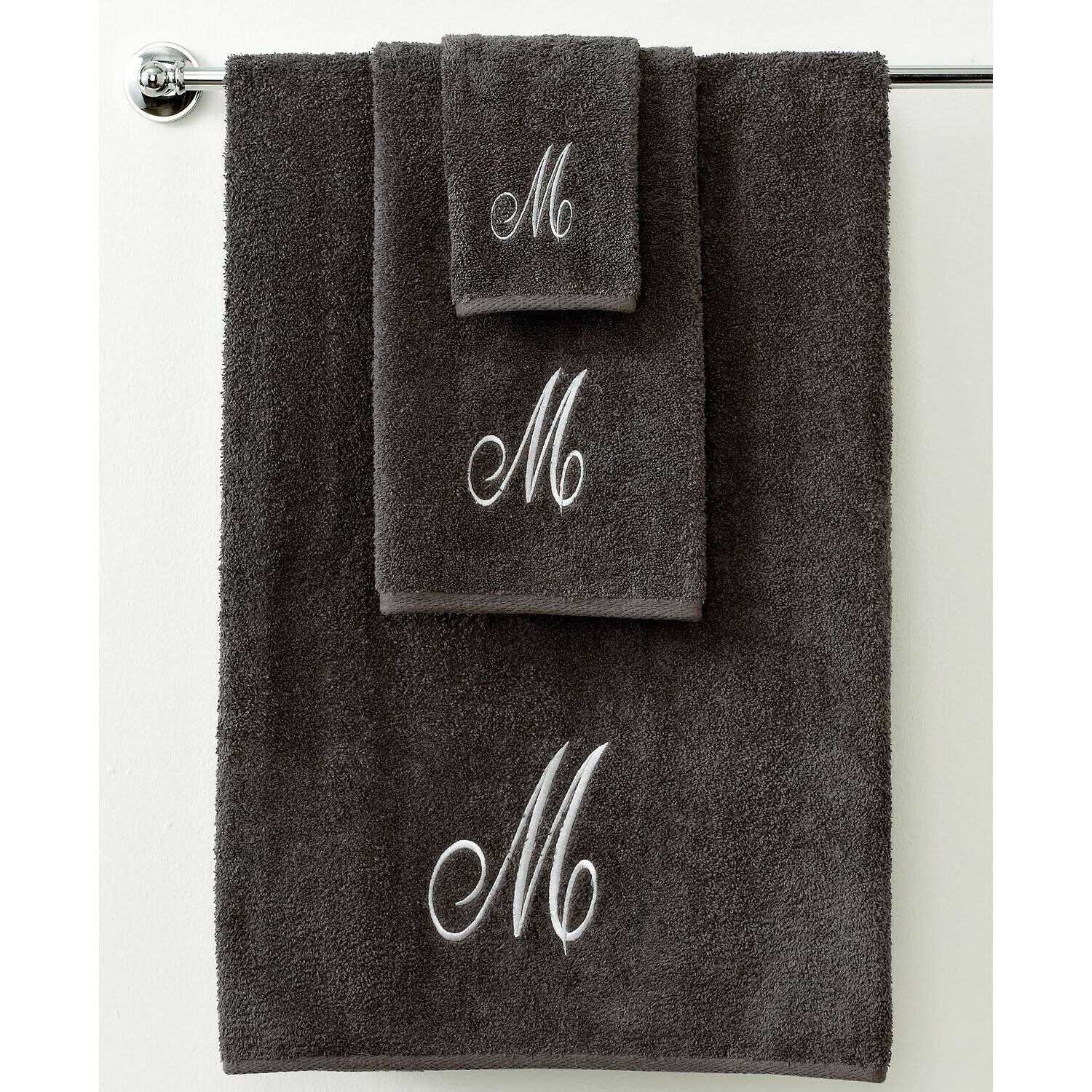 Avanti Cotton Monogram Initial Script Towel