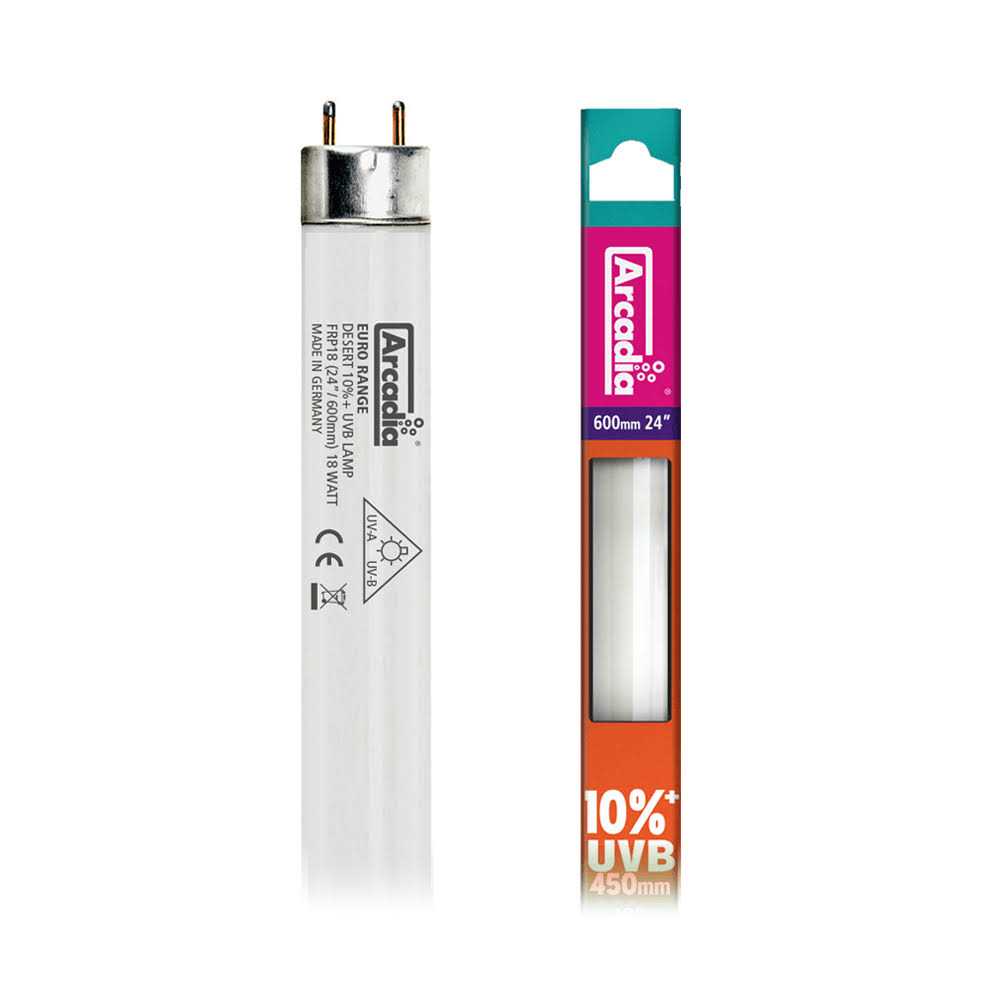 Arcadia Euro Range T8 10% UVB Reptile Lamp