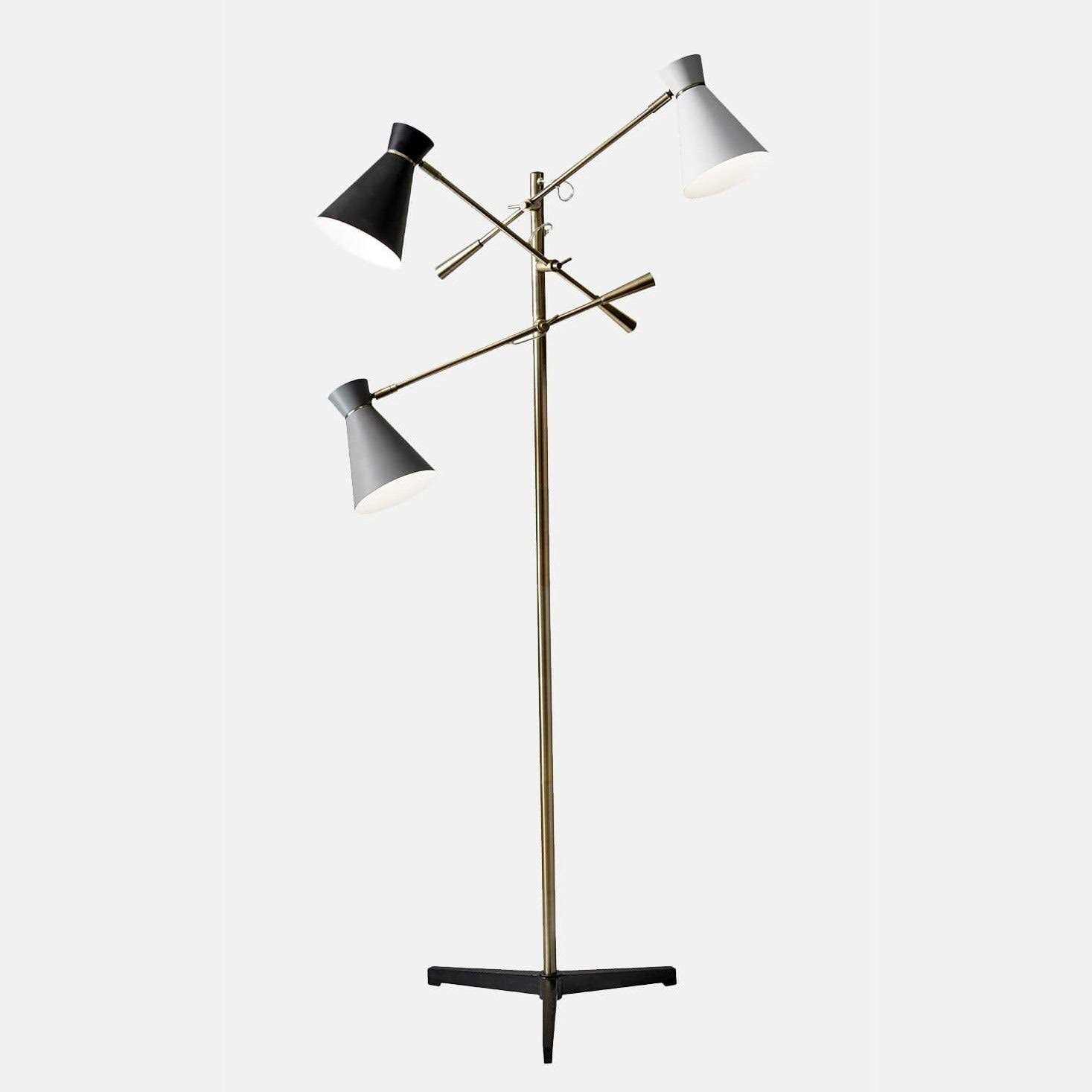 Adesso Lyle 3-Arm Floor Lamp
