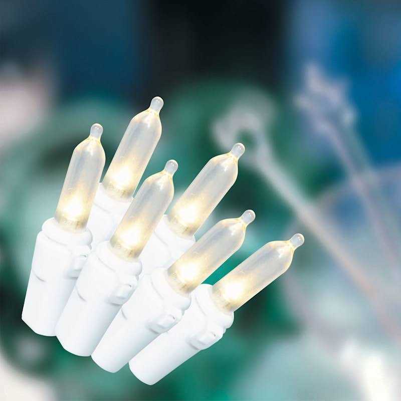 At Home 100-Count Warm White Led Twinkle String Lights