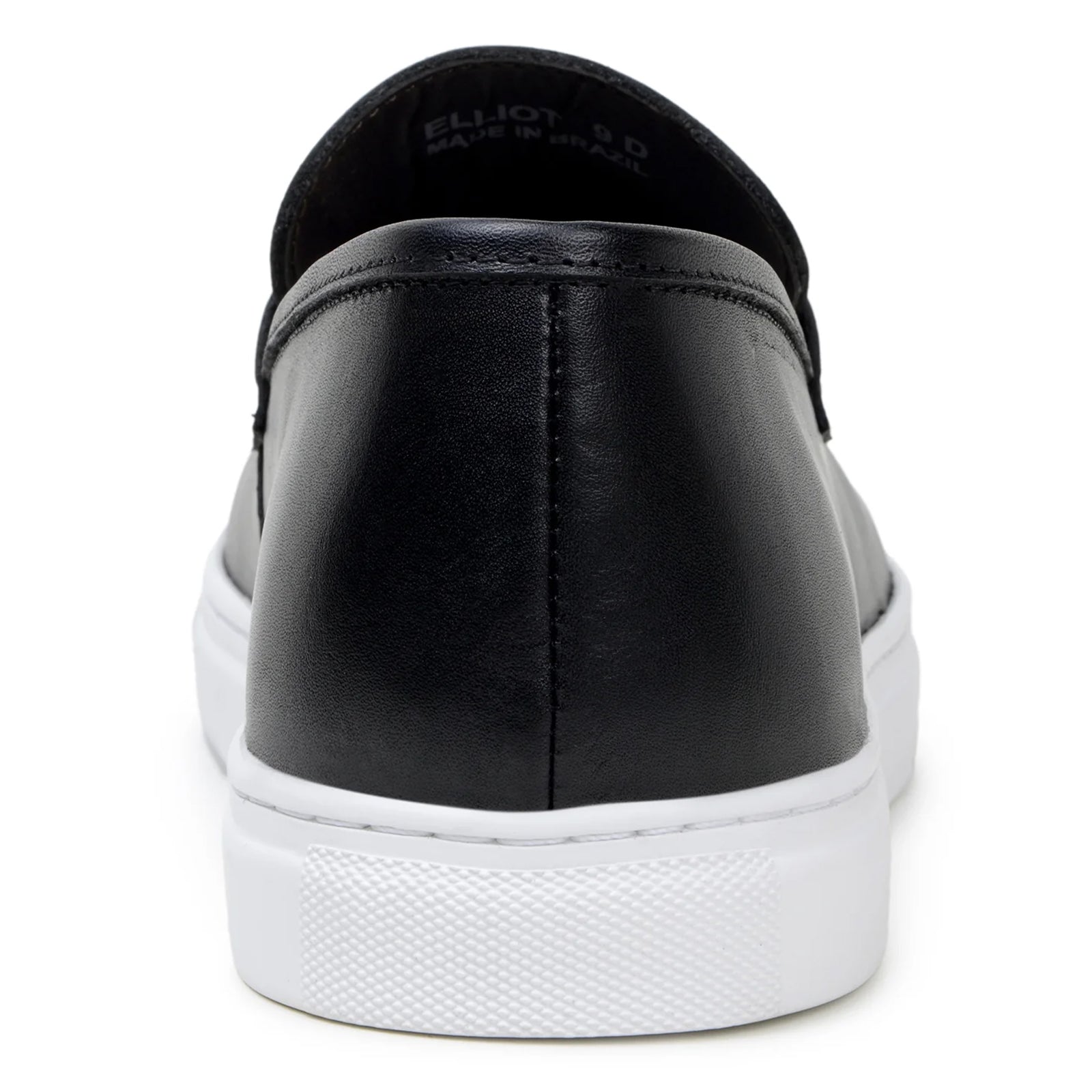 Men’s Belvedere Elliot Nappa Leather Casual Slip On Penny Loafer in Black