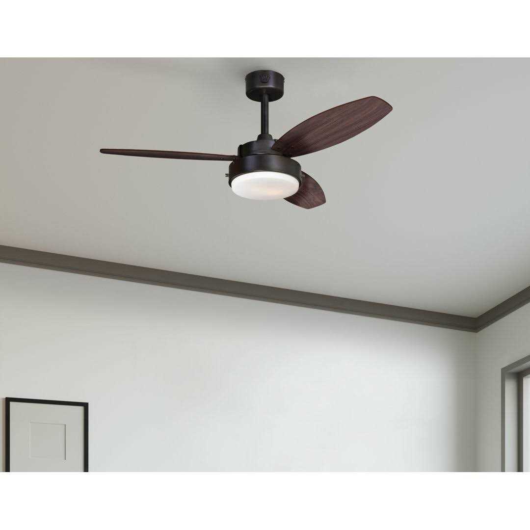 42 Careem 3 Blade Standard Ceiling Fan with Pull Chain and Light Kit Included Winston Porter Finish
