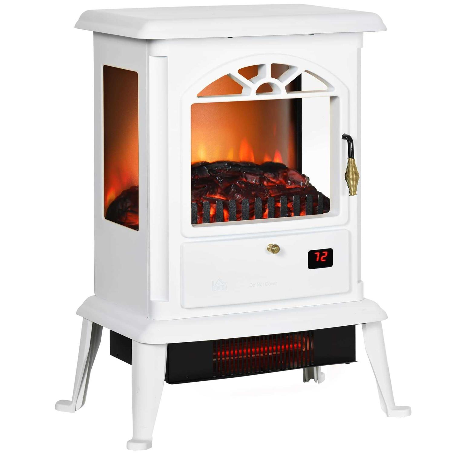 HOMCOM Electric Infrared Fireplace Stove
