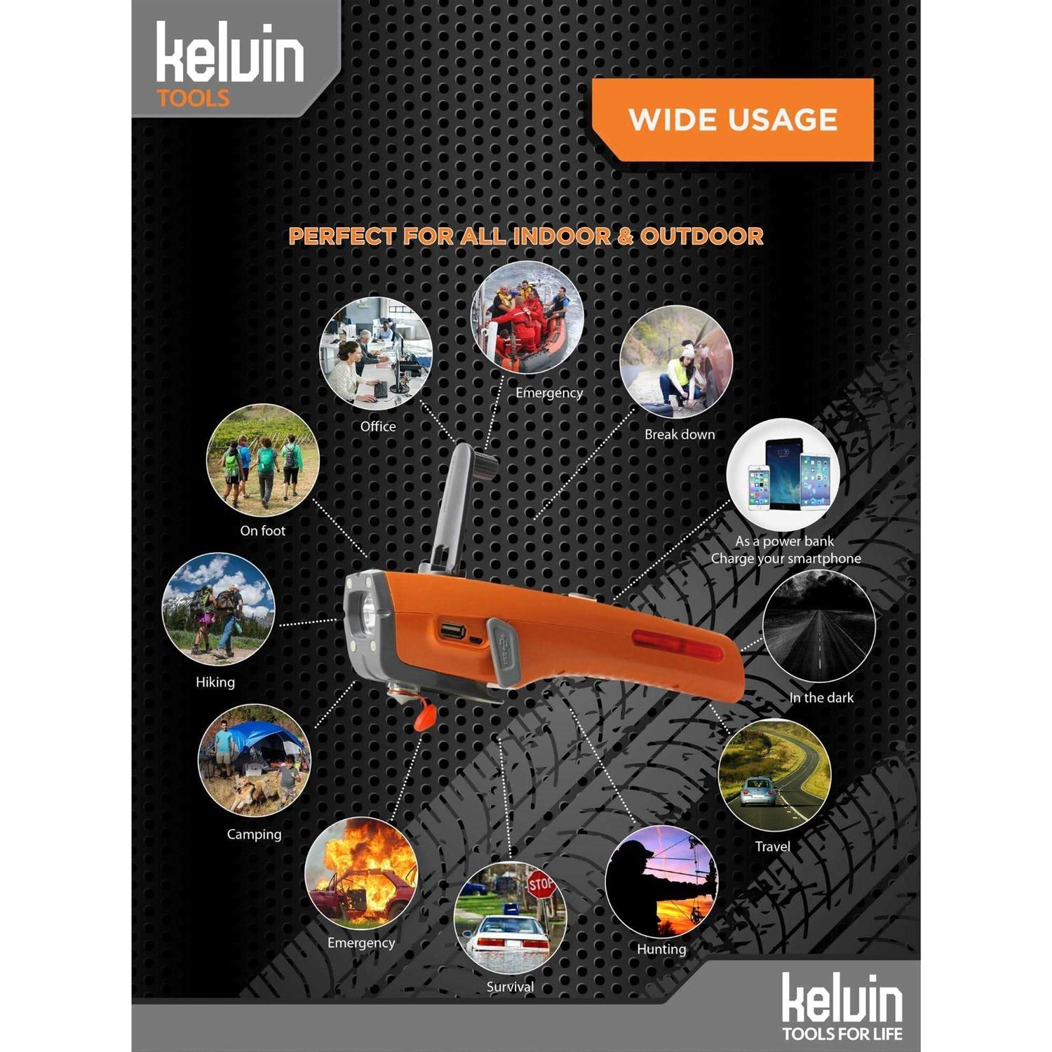 Kelvin.8 Automotive Emergency Multi-Tool