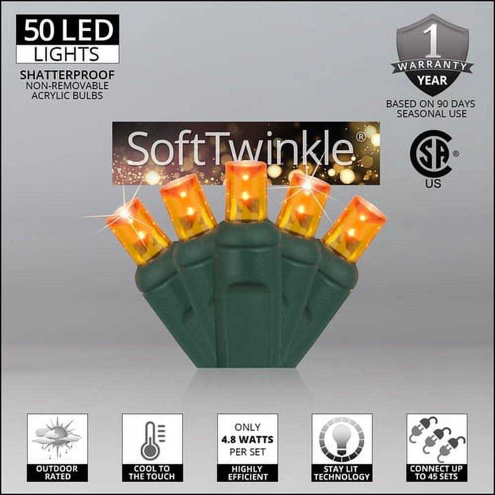 50 5mm SoftTwinkle LED Christmas Lights