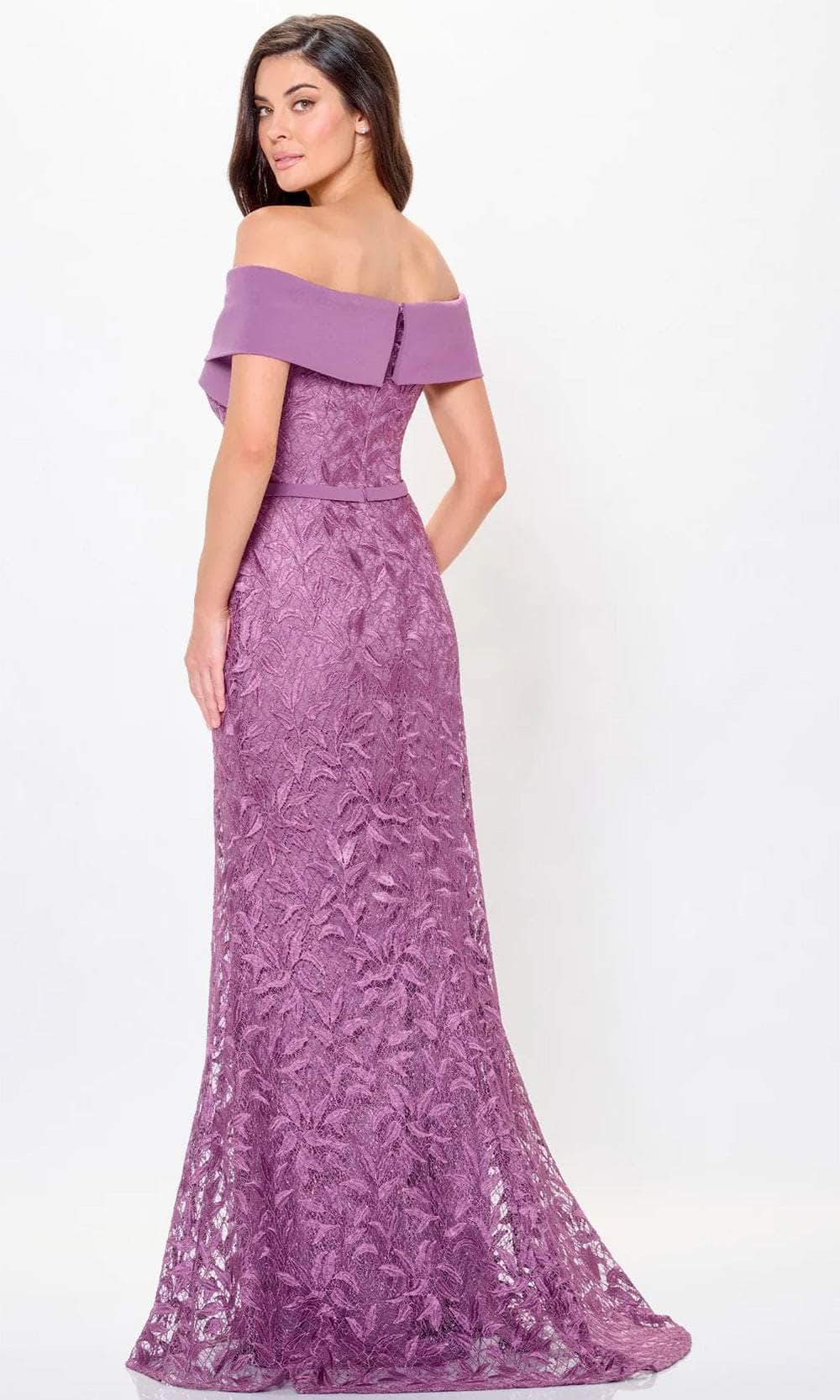 Draped Off Shoulder Long Gown