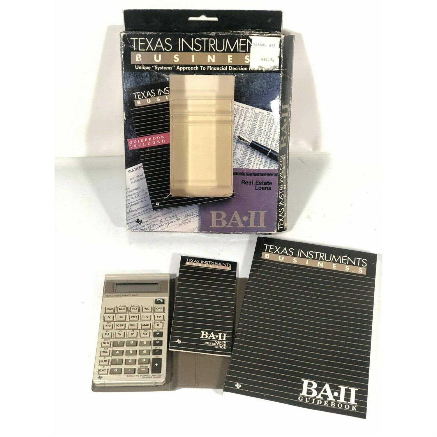 Texas Instruments BAII Plus Financial Calculator