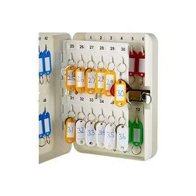 AdirOffice 48-Key Steel Secure Key Cabinet with Combination Lock