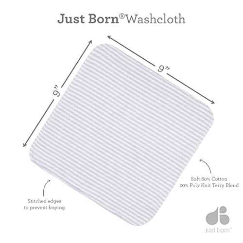Baby Just Born 10-Pack Washcloths