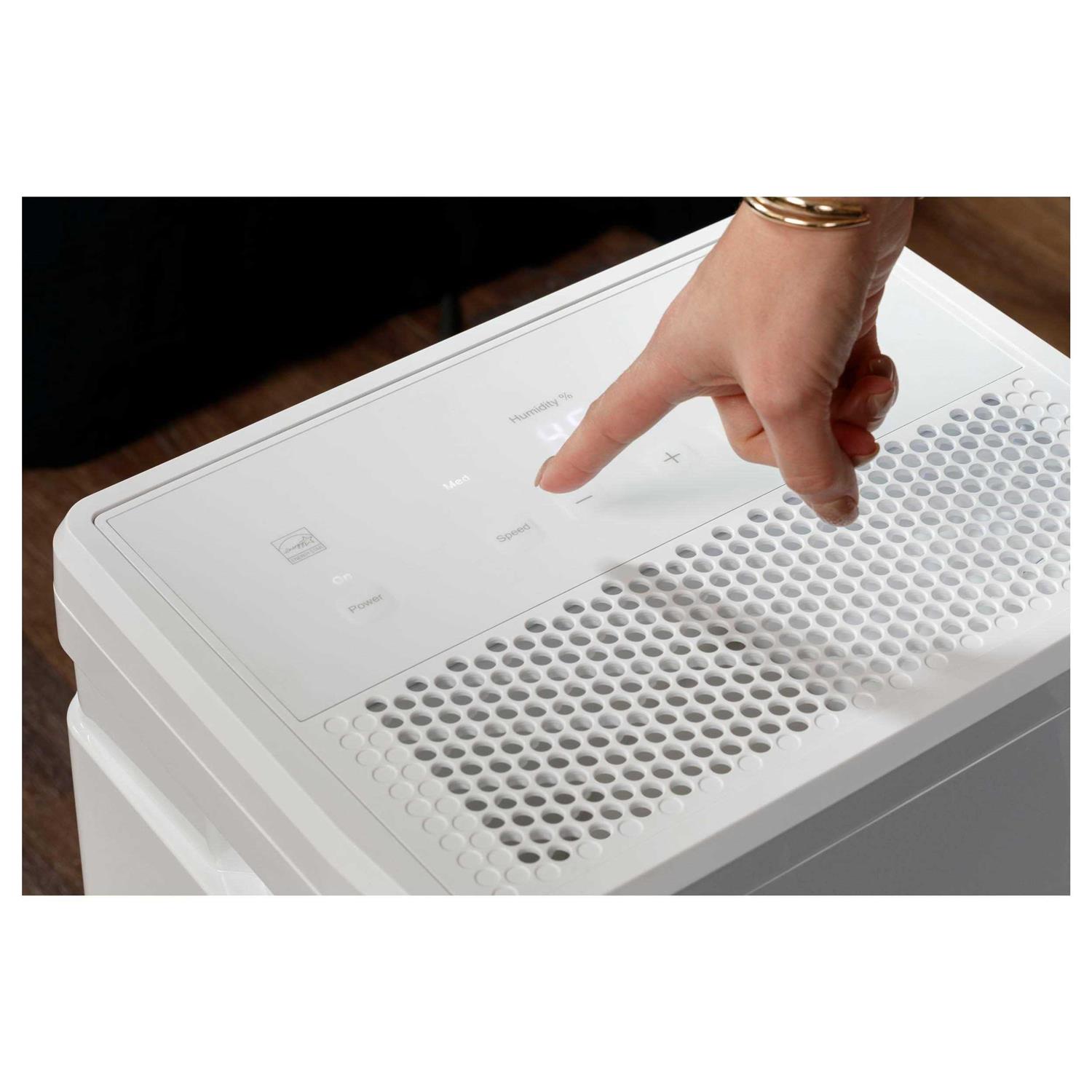 GE 35 Pint Energy Star Portable Dehumidifier with Smart Dry F ADHR35LB