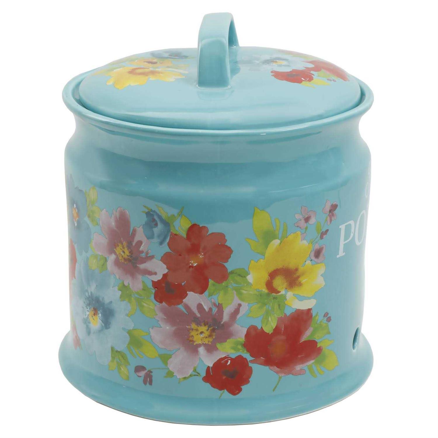 The Pioneer Woman Breezy Blossoms 9.5-inch Potato Keeper