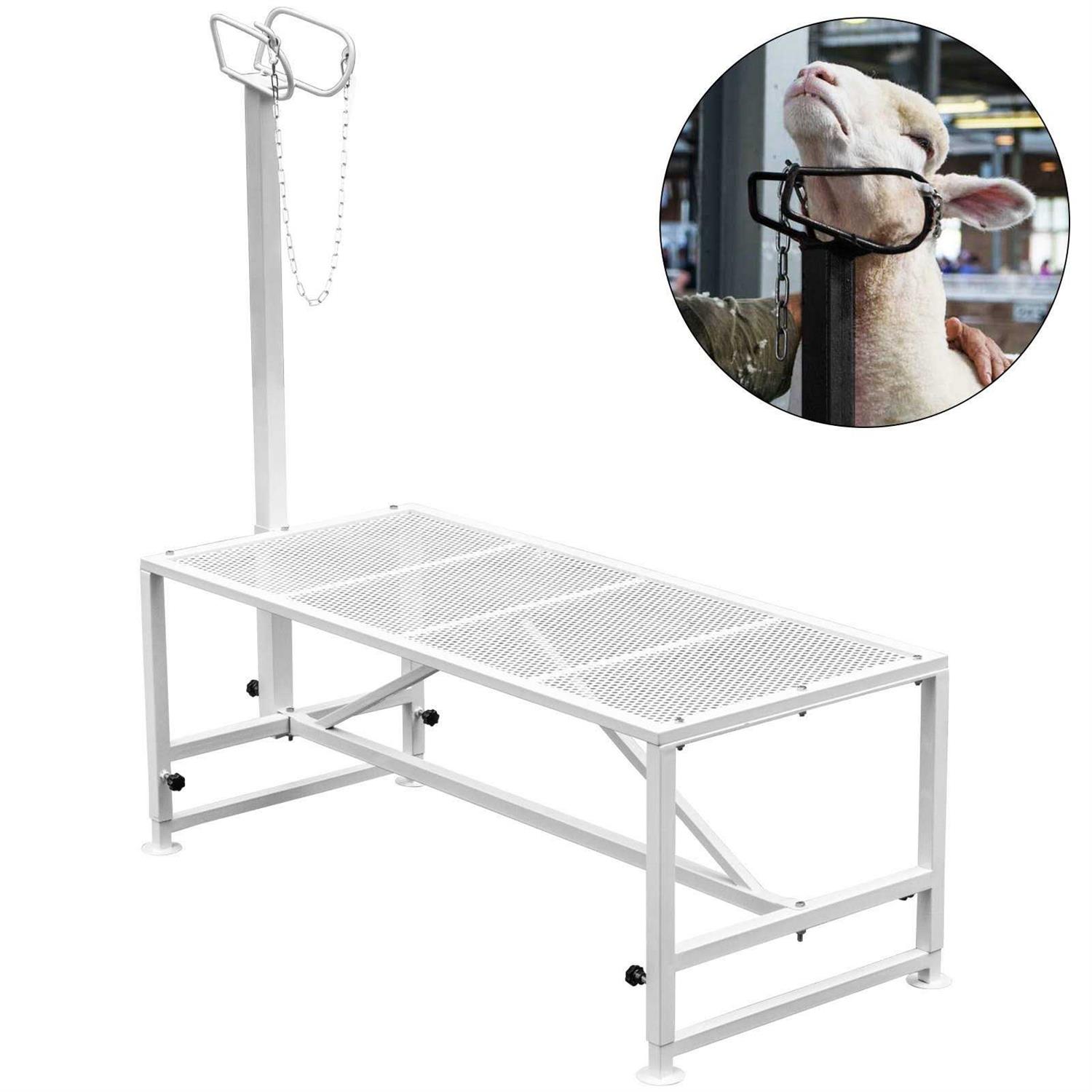 VEVOR Livestock Stand Trimming Stand 51×23 inches Livestock Trimming Stands for Goats YYZJJSCDLZ